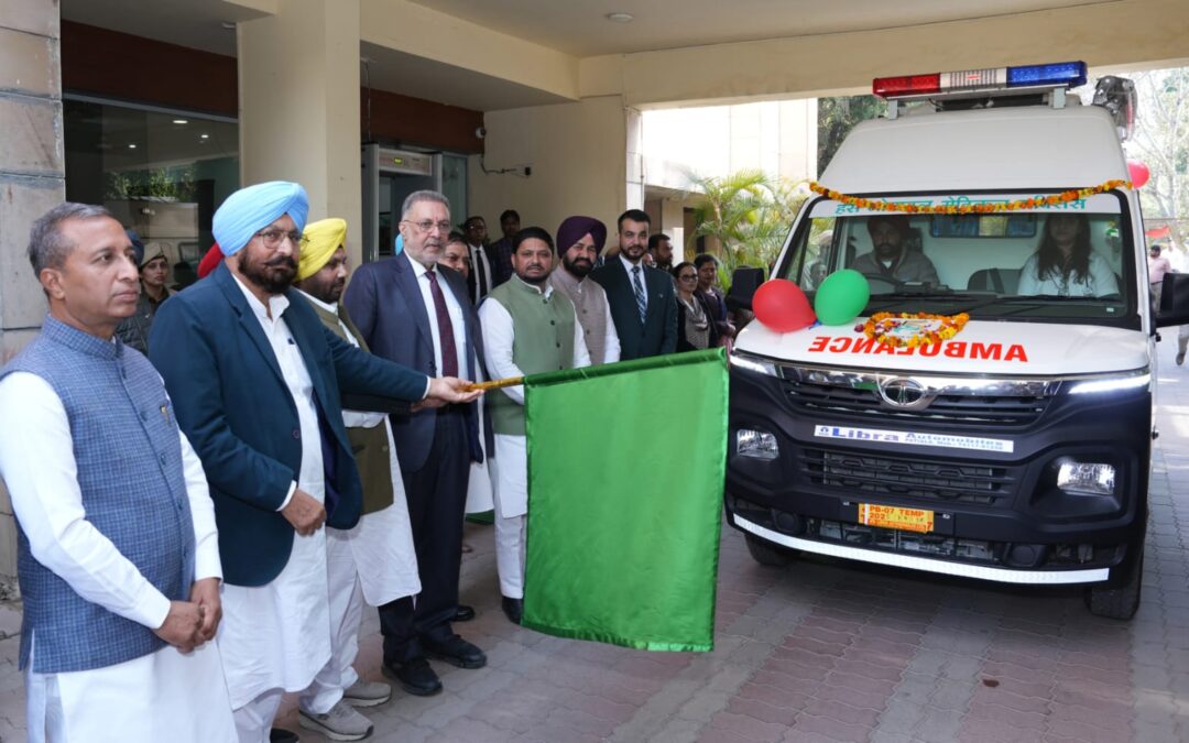 ਸਿਹਤ ਮੰਤਰੀ ਵੱਲੋਂ ਪੇਂਡੂ ਖੇਤਰਾਂ ਤੱਕ ਸਿਹਤ ਸੇਵਾਵਾਂ ਦੀ ਪਹੁੰਚ ਨੂੰ ਵਧਾਉਣ ਲਈ 10 ਨਵੀਆਂ ਮੋਬਾਈਲ ਮੈਡੀਕਲ ਯੂਨਿਟਾਂ ਲਾਂਚ