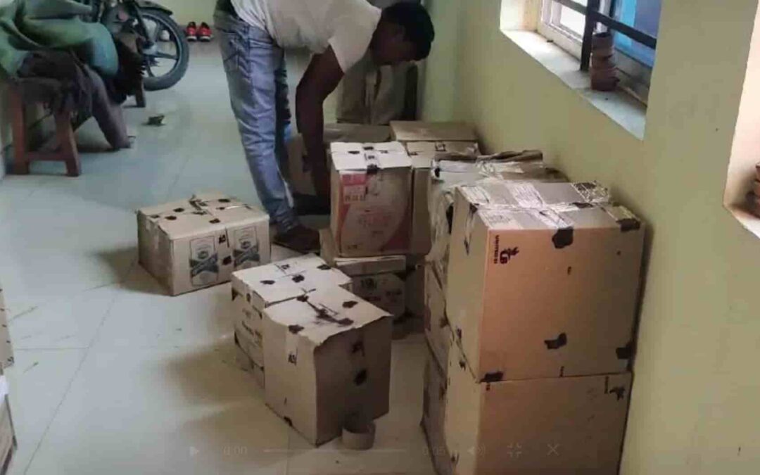 ਆਬਕਾਰੀ ਵਿਭਾਗ ਨੇ ਸ਼ਰਾਬ ਦੇ ਗੋਦਾਮ ‘ਤੇ ਛਾਪਾ ਮਾਰਿਆ