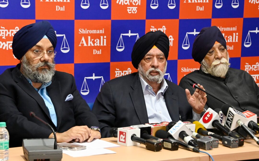 ਗਿਆਨੀ ਹਰਪ੍ਰੀਤ ਸਿੰਘ ਦੀ ਦਿੱਲੀ ਪੰਥਕ ਕਾਨਫਰੰਸ ਸ਼੍ਰੋਮਣੀ ਅਕਾਲੀ ਦਲ, ਸ਼੍ਰੋਮਣੀ ਕਮੇਟੀ ਅਤੇ ਅਕਾਲ ਤਖ਼ਤ ਨੂੰ ਨੁਕਸਾਨ ਪਹੁੰਚਾਉਣ ਦੀ ਸਪੱਸ਼ਟ ਚਾਲ-ਸ਼੍ਰੋਮਣੀ ਅਕਾਲੀ ਦਲ