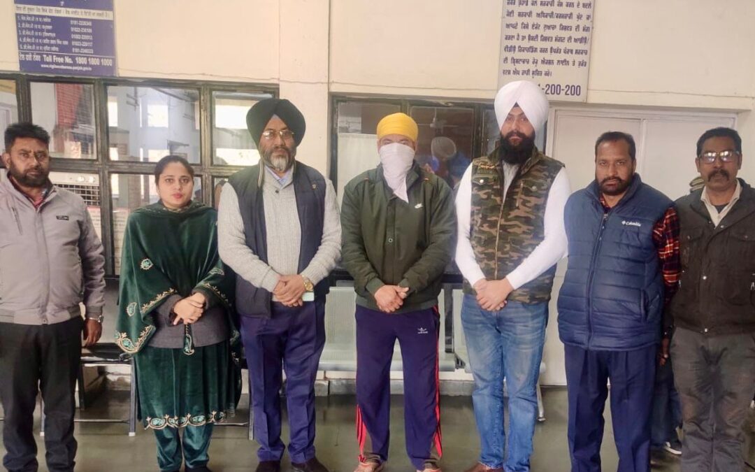 ਵਿਜੀਲੈਂਸ ਬਿਊਰੋ ਨੇ ਪੀਐਸਪੀਸੀਐਲ ਦੇ ਕਰਮਚਾਰੀ ਨੂੰ 2000 ਰੁਪਏ ਰਿਸ਼ਵਤ ਲੈਂਦੇ ਹੋਏ ਕਾਬੂ ਕੀਤਾ