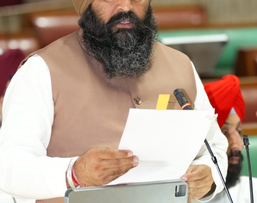 ਡਿਪਟੀ ਸਪੀਕਰ ਵੱਲੋਂ ਅਨੁਪੂਰਕ ਮੰਗਾਂ ਨੂੰ ਪ੍ਰਵਾਨ ਕਰਨ ਦੀ ਸਿਫਾਰਸ਼ ਸਬੰਧੀ ਅਨੁਮਾਨ ਕਮੇਟੀ ਦੀ ਰਿਪੋਰਟ ਕੀਤੀ ਪੇਸ਼