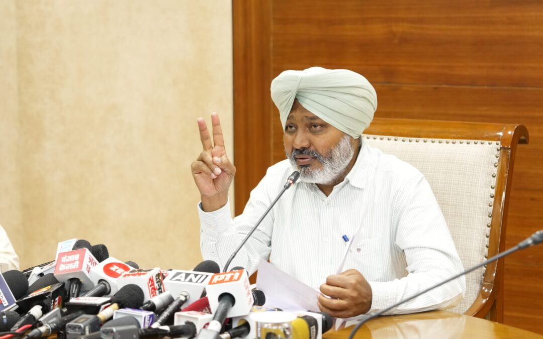 ਪੰਜਾਬ ਦਾ ਆਬਕਾਰੀ ਮਾਲੀਆ 6254 ਕਰੋੜ ਰੁਪਏ (2022-23) ਤੋਂ ਵੱਧ ਕੇ 10200 ਕਰੋੜ ਰੁਪਏ (2024-25) ਤੱਕ ਪਹੁੰਚਿਆ- ਹਰਪਾਲ ਸਿੰਘ ਚੀਮਾ