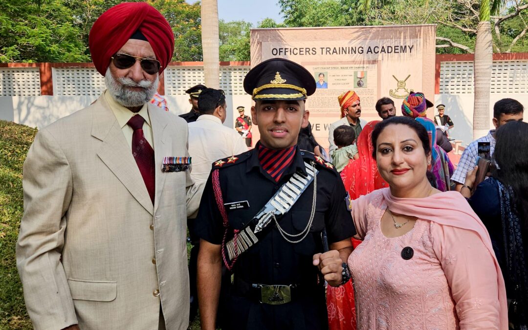 ਗੁਰਦਾਸਪੁਰ ਦੇ ਮਾਧਵ ਨੂੰ ਭਾਰਤੀ ਫੌਜ ਦੇ ਤੋਪਖਾਨਾ ਰੈਜੀਮੈਂਟ ਵਿੱਚ ਲੈਫਟੀਨੈਂਟ ਵਜੋਂ ਕਮਿਸ਼ਨ ਦਿੱਤਾ ਗਿਆ