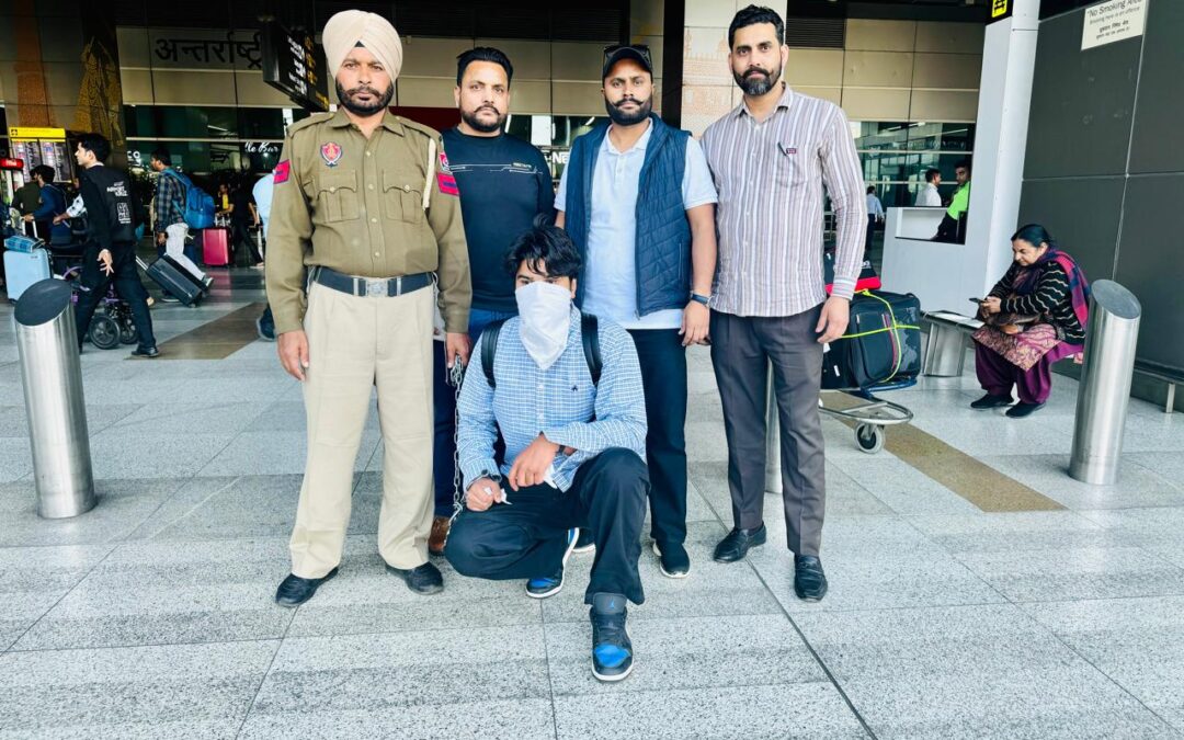 ਨਾਂਦੇੜ ਕਤਲ ਕਾਂਡ: ਪੰਜਾਬ ਪੁਲਿਸ ਨੇ ਦਿੱਲੀ ਏਅਰਪੋਰਟ ਤੋਂ ਬੱਕੀ ਟੈਰਰ ਮਾਡਲ ਦੇ ਇੱਕ ਹੋਰ ਆਪਰੇਟਰ ਨੂੰ ਗ੍ਰਿਫਤਾਰ ਕੀਤਾ ਹੈ