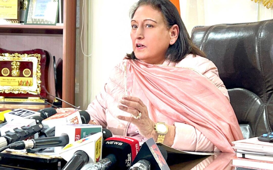 ਸੁਨੰਦਾ ਸ਼ਰਮਾ ਮਾਮਲੇ ਵਿੱਚ ਦੋਸ਼ੀਆਂ ਵਿਰੁੱਧ ਸਖ਼ਤ ਕਾਰਵਾਈ ਕੀਤੀ ਜਾਵੇ: ਚੇਅਰਪਰਸਨ ਰਾਜ ਲਾਲੀ ਗਿੱਲ