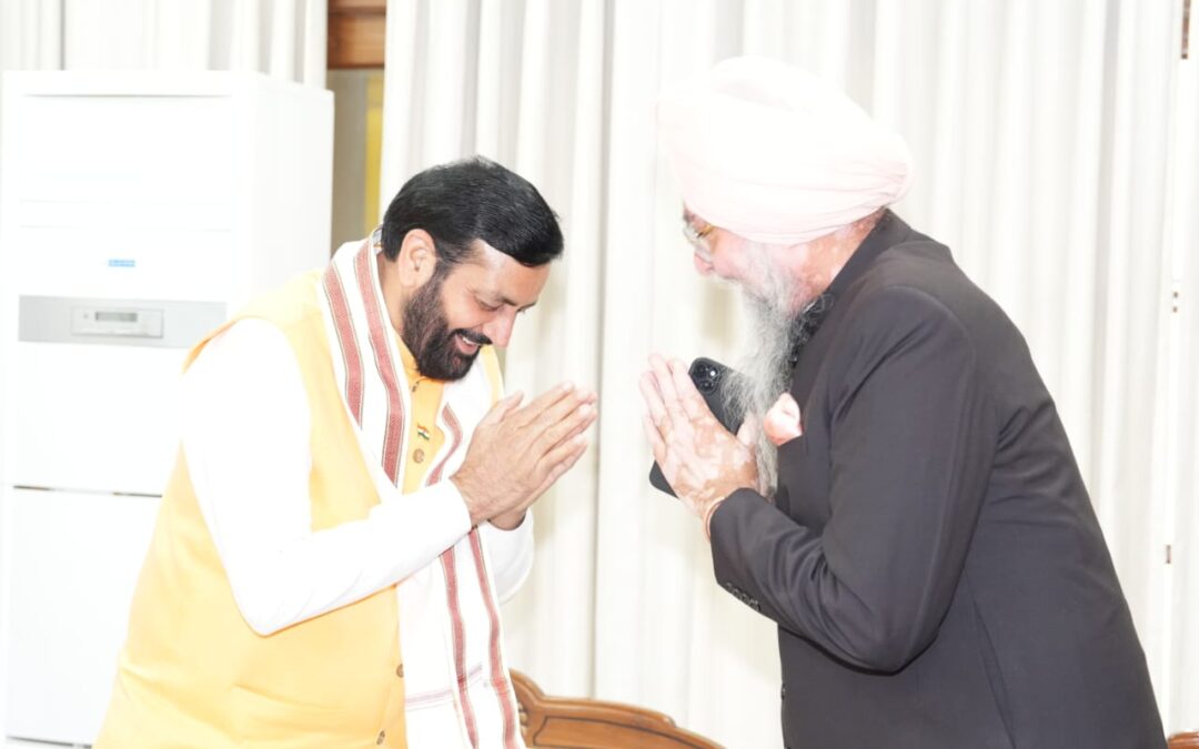 ਪੰਜਾਬ ਵਿਧਾਨ ਸਭਾ ਦੇ ਸਪੀਕਰ ਵੱਲੋਂ ਮੁੱਖ ਮੰਤਰੀ ਹਰਿਆਣਾ ਅਤੇ ਸਪੀਕਰ ਹਰਿਆਣਾ ਵਿਧਾਨ ਸਭਾ ਦਾ ਨਿੱਘਾ ਸਵਾਗਤ