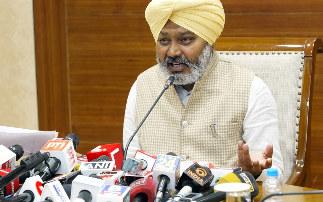 ਯੁੱਧ ਨਸ਼ਿਆਂ ਵਿਰੁੱਧ; ਹੁਣ ਤੱਕ 1259 ਐਫ.ਆਈ.ਆਰ ਦਰਜ, 1758 ਗ੍ਰਿਫ਼ਤਾਰ-ਹਰਪਾਲ ਸਿੰਘ ਚੀਮਾ