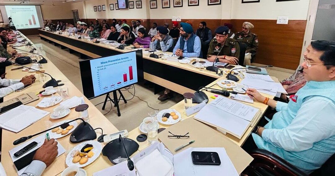 ਪੰਜਾਬ ਵਿੱਚ ‘ਯੁੱਧ ਨਸ਼ਿਆਂ ਵਿਰੁੱਧ’ ਮੁਹਿੰਮ ਨੇ ਤੇਜ਼ੀ ਫੜੀ: 8 ਦਿਨਾਂ ‘ਚ 1000 ਤੋਂ ਵੱਧ ਨਸ਼ਾ ਤਸਕਰ ਗ੍ਰਿਫਤਾਰ, 700 ਕੇਸ ਦਰਜ-ਅਮਨ ਅਰੋੜਾ