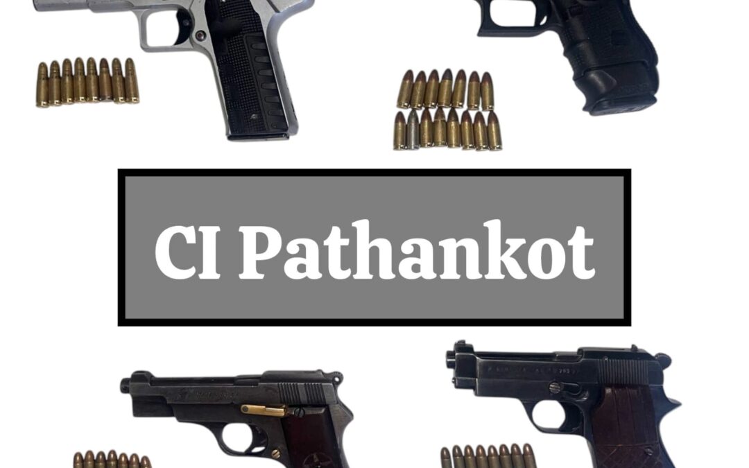 ਪੰਜਾਬ ਪੁਲਿਸ ਨੇ ਗੈਂਗਸਟਰ ਪਵਿੱਤਰ ਚੌੜਾ ਦੁਆਰਾ ਚਲਾਏ ਜਾ ਰਹੇ ਗੈਰ-ਕਾਨੂੰਨੀ ਹਥਿਆਰਾਂ ਦੀ ਤਸਕਰੀ ਮਾਡਿਊਲ ਦਾ ਪਰਦਾਫਾਸ਼ ਕੀਤਾ; ਦੋ ਚਾਰ ਪਿਸਤੌਲਾਂ ਸਮੇਤ ਕਾਬੂ