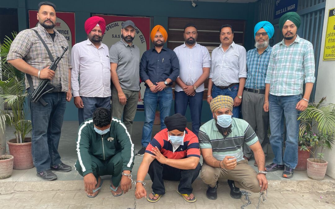 ਨਾਂਦੇੜ ਕਤਲ ਮਾਮਲਾ: ਪੰਜਾਬ ਪੁਲਿਸ ਵੱਲੋਂ ਬੀ.ਕੇ.ਆਈ. ਅੱਤਵਾਦੀ ਮਾਡਿਊਲ ਦੇ ਤਿੰਨ ਹੋਰ ਕਾਰਕੁਨ ਗ੍ਰਿਫ਼ਤਾਰ; ਹਥਿਆਰ ਅਤੇ ਗੋਲੀ-ਸਿੱਕਾ ਬਰਾਮਦ