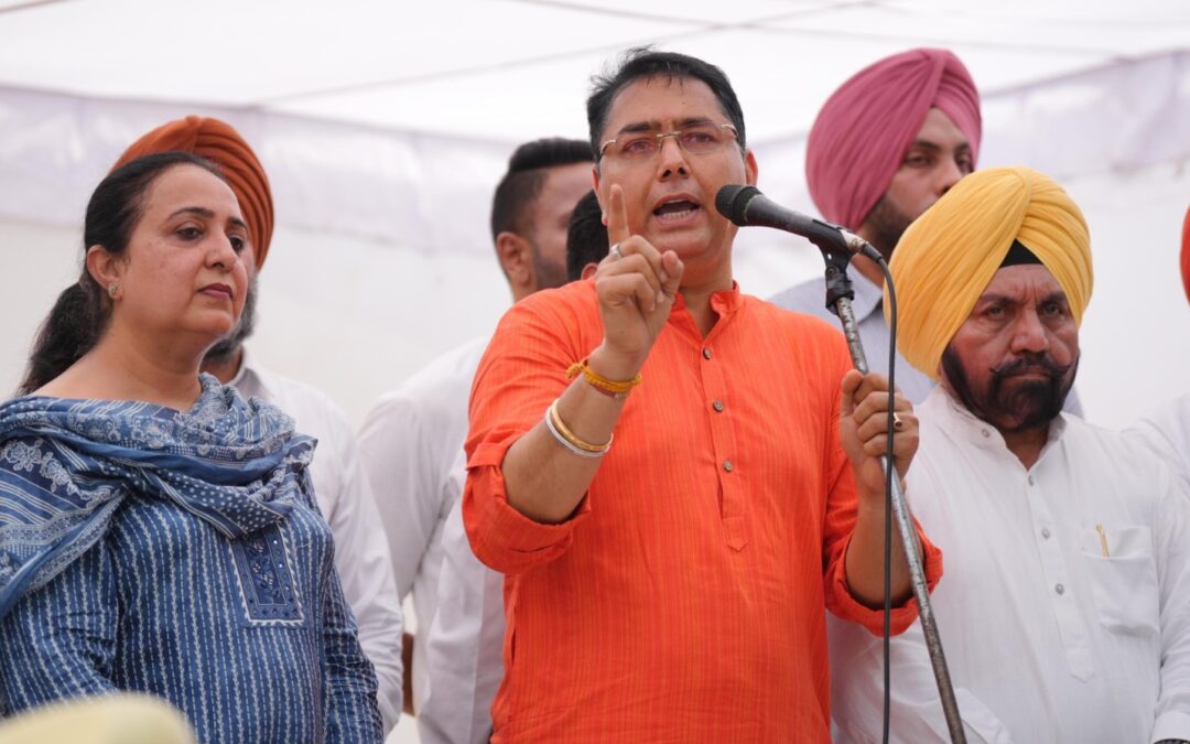 ਪ੍ਰਤਾਪ ਬਾਜਵਾ ਖਿਲਾਫ ‘ਆਪ’ ਦਾ ਹੱਲਾ-ਬੋਲ! ਹਜ਼ਾਰਾਂ ਵਲੰਟੀਅਰਾਂ ਨੇ ਕੀਤਾ ਜ਼ੋਰਦਾਰ ਪ੍ਰਦਰਸ਼ਨ