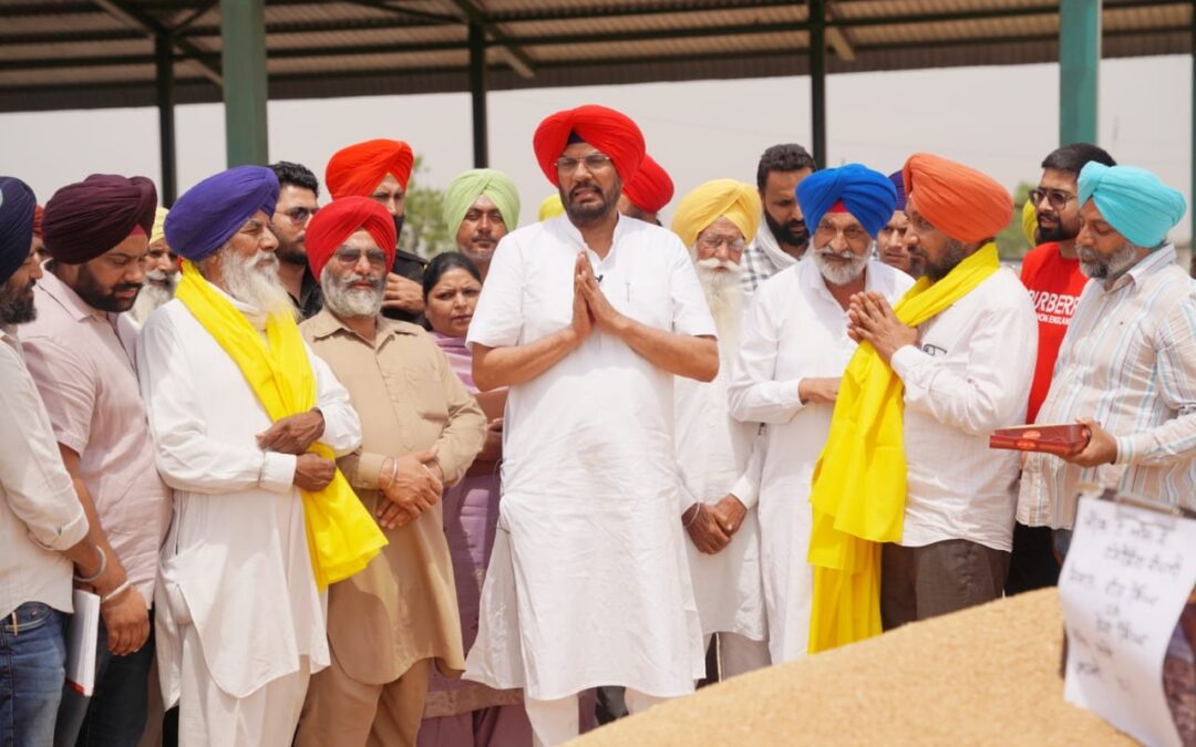 ਕੈਬਨਟ ਮੰਤਰੀ ਧਾਲੀਵਾਲ ਵੱਲੋਂ ਅਜਨਾਲਾ ਹਲਕੇ ਦੀਆਂ ਮੰਡੀਆਂ ਦਾ ਦੌਰਾ