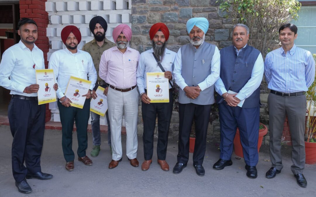 ਵਿੱਤ ਮੰਤਰੀ ਹਰਪਾਲ ਸਿੰਘ ਚੀਮਾ ਨੇ ਆਬਕਾਰੀ ਤੇ ਕਰ ਇੰਸਪੈਕਟਰਾਂ ਅਤੇ ਕਲਰਕਾਂ ਨੂੰ ਨਿਯੁਕਤੀ ਪੱਤਰ ਸੌਂਪੇ