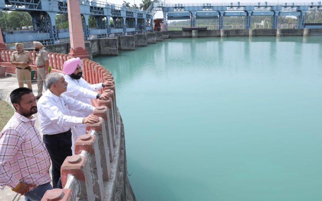 ਪੰਜਾਬ ਦੇ ਹਿੱਤਾਂ ਦੀ ਰਾਖੀ ਲਈ ਹਰਜੋਤ ਬੈਂਸ ਵੱਲੋਂ ਲਗਾਤਾਰ ਚੌਥੇ ਦਿਨ ਨੰਗਲ ਡੈਮ ਦਾ ਦੌਰਾ