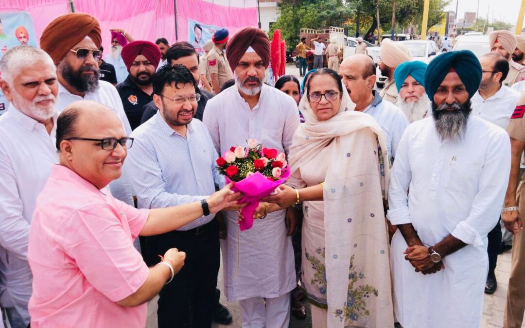 ਕੈਬਨਿਟ ਮੰਤਰੀ ਡਾ. ਰਵਜੋਤ ਸਿੰਘ ਨੇ ਮੁੱਦਕੀ ਵਿਖੇ ਨਹਿਰੀ ਪਾਣੀ ਪੀਣਯੋਗ ਬਣਾ ਕੇ ਘਰਾਂ ਤੱਕ ਪਹੁੰਚਾਉਣ ਦੇ ਪ੍ਰਾਜੈਕਟ ਦਾ ਰੱਖਿਆ ਨੀਂਹ ਪੱਥਰ