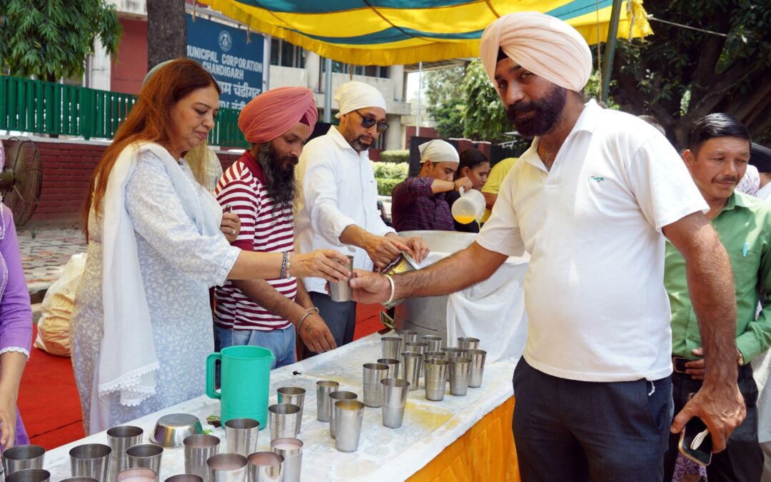 ਐਮਸੀ ਚੰਡੀਗੜ੍ਹ “ਮਿੱਟੀ ਪਾਣੀ ਦੀ ਛਬੀਲ” ਅਤੇ ਨਾਗਰਿਕਾਂ ਲਈ ਲੰਗਰ ਨਾਲ ਭਾਈਚਾਰਕ ਸੇਵਾ ਦਾ ਜਸ਼ਨ ਮਨਾਉਂਦਾ ਹੈ