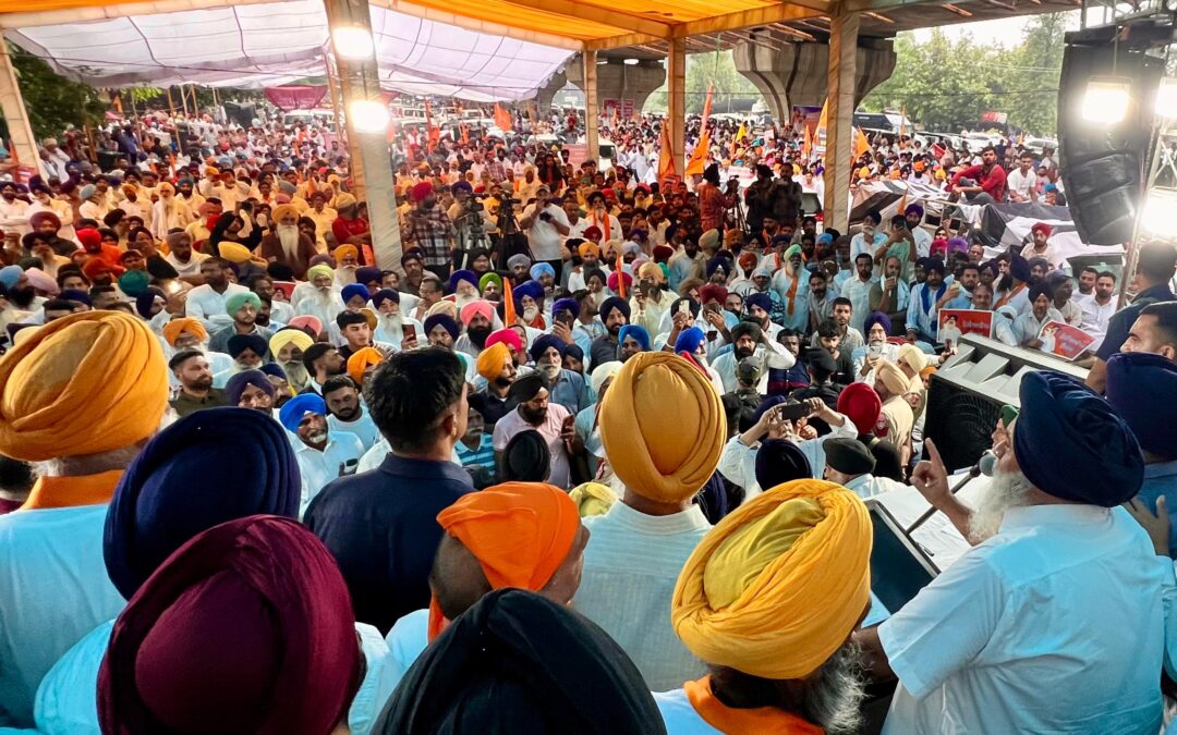 ਪਿੰਡਾਂ ਦੀਆਂ ਪੰਚਾਇਤਾਂ ਆਪ ਸਰਕਾਰ ਵੱਲੋਂ 40 ਹਜ਼ਾਰ ਏਕੜ ਜ਼ਮੀਨ ਐਕਵਾਇਰ ਲਈ ਸਹਿਮਤੀ ਦੇਣ ਤੋਂ ਇਨਕਾਰ ਕਰਨ ਦੇ ਮਤੇ ਪਾਸ ਕਰਨ: ਸੁਖਬੀਰ ਸਿੰਘ ਬਾਦਲ