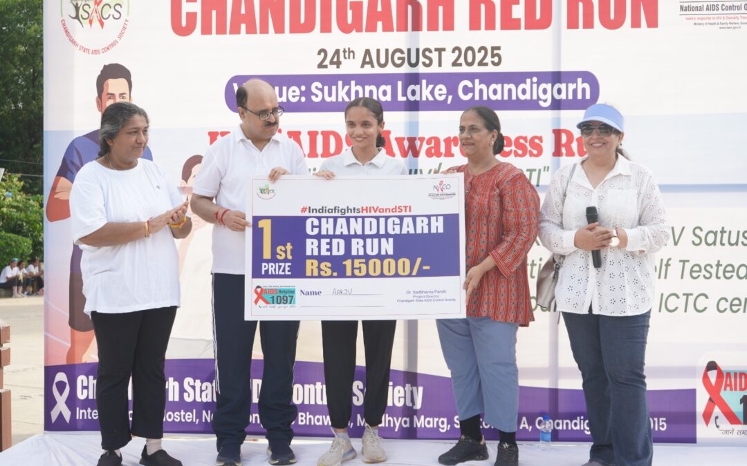 ਚੰਡੀਗੜ੍ਹ “ਰੈੱਡ ਰਨ” (“Red Run”) ਵਿੱਚ ਕਾਲਜ ਦੇ ਵਿਦਿਆਰਥੀਆਂ ਦੀ ਉਤਸ਼ਾਹੀ ਭਾਗੀਦਾਰੀ