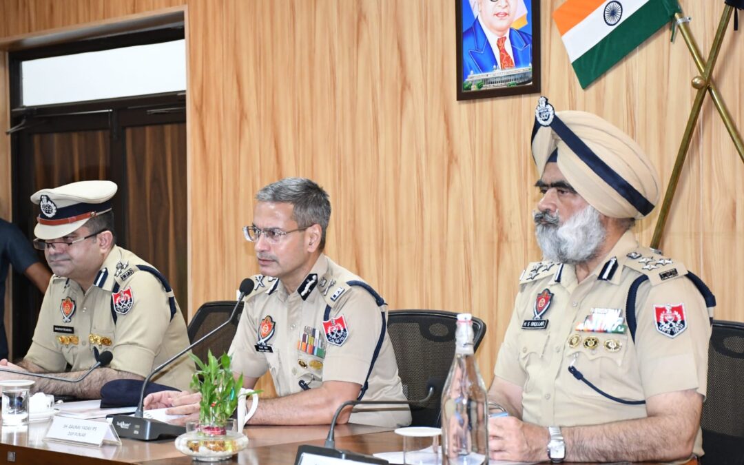 ਆਜ਼ਾਦੀ ਦਿਵਸ ਤੋਂ ਪਹਿਲਾਂ, ਡੀਜੀਪੀ ਪੰਜਾਬ ਨੇ ਅੱਤਵਾਦ ਵਿਰੋਧੀ ਰਣਨੀਤੀਆਂ ਦੀ ਸਮੀਖਿਆ ਕੀਤੀ