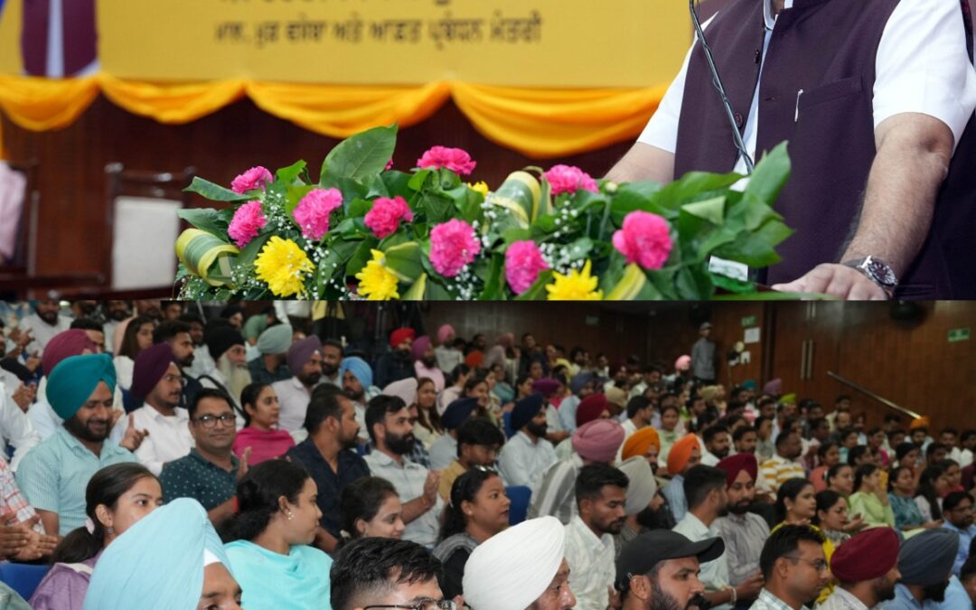 ਹਰਦੀਪ ਸਿੰਘ ਮੁੰਡੀਆਂ ਨੇ 504 ਪਟਵਾਰੀਆਂ ਨੂੰ ਸੌਂਪੇ ਨਿਯੁਕਤੀ ਪੱਤਰ