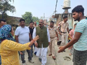 ਪਿੰਡ ਅਦਾਲਤਗੜ੍ਹ ਵਿੱਚ ਹੜ੍ਹਾਂ ਕਾਰਨ ਵੱਡਾ ਨੁਕਸਾਨ, ਭਾਜਪਾ ਵਿਧਾਇਕ ਅਸ਼ਵਨੀ ਸ਼ਰਮਾ ਨੇ ਕੀਤਾ ਦੌਰਾ,