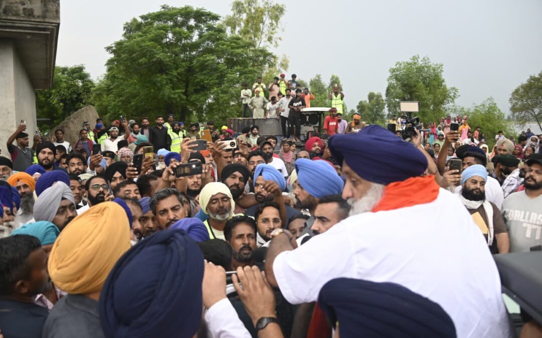 ਪੰਜਾਬ ਨੂੰ ਹੜ੍ਹਾਂ ਤੋਂ ਰਾਹਤ ਤੇ ਮੁੜ ਵਸੇਬੇ ਵਾਸਤੇ 20 ਹਜ਼ਾਰ ਕਰੋੜ ਰੁਪਏ ਦਾ ਪੈਕੇਜ ਦਿੱਤਾ ਜਾਵੇ: ਸੁਖਬੀਰ ਸਿੰਘ ਬਾਦਲ