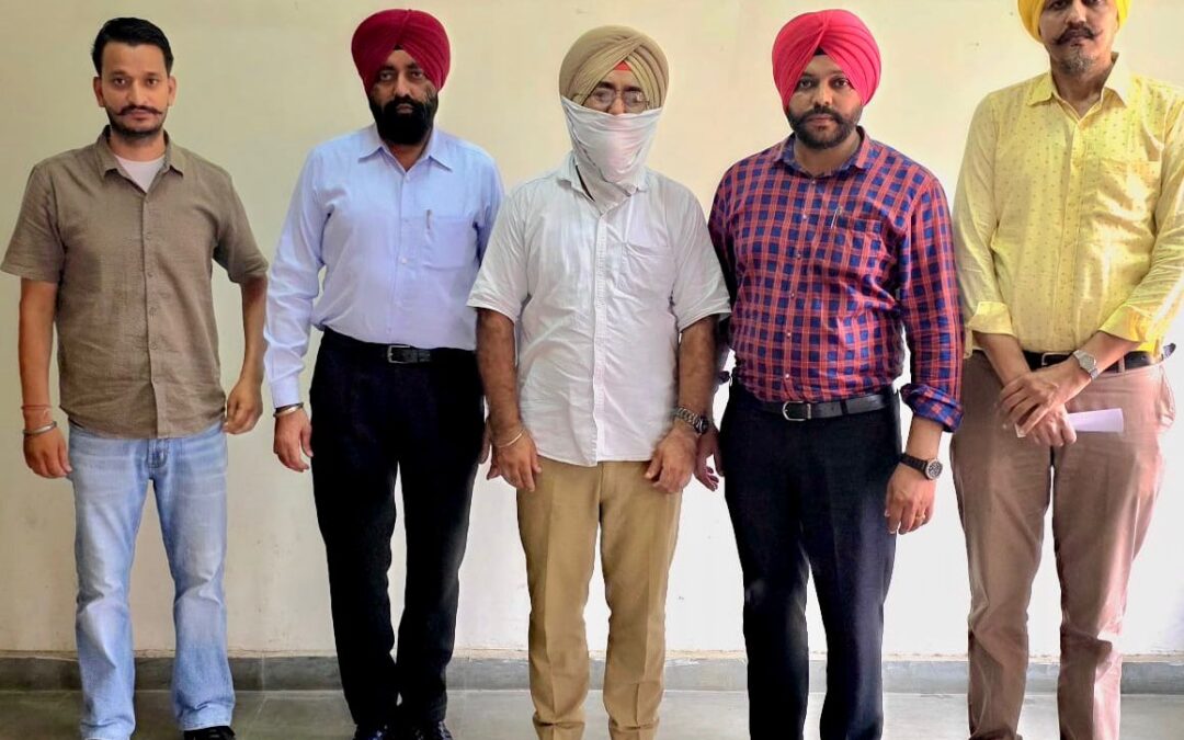 5000 ਰੁਪਏ ਰਿਸ਼ਵਤ ਲੈਂਦਾ ਸਹਾਇਕ ਸਬ ਇੰਸਪੈਕਟਰ ਵਿਜੀਲੈਂਸ ਬਿਊਰੋ ਵੱਲੋਂ ਕਾਬੂ