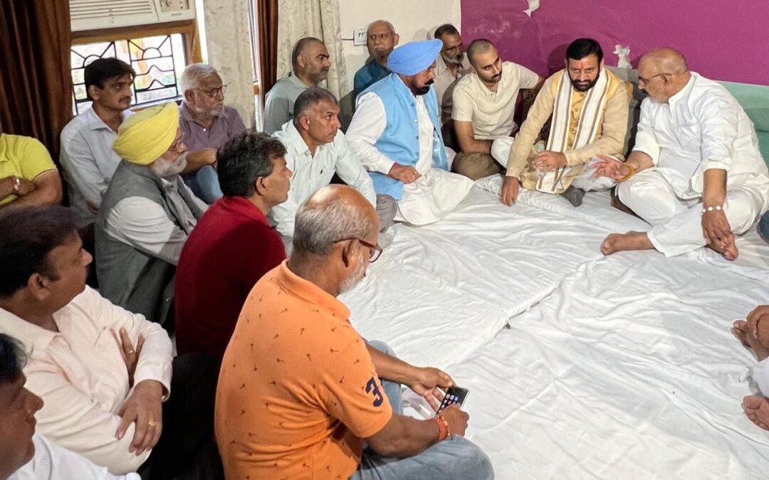 ਪਠਾਨਕੋਟ ਚ ਅਸ਼ਵਨੀ ਸ਼ਰਮਾ ਦੇ ਭਰਾ ਆਰ.ਪੀ. ਸ਼ਰਮਾ ਨੂੰ ਮੁੱਖਮੰਤਰੀ ਸੈਨੀ ਨੇ ਦੀ ਭਾਵਪੂਰਨ ਸ਼ਰਧਾਂਜਲੀ