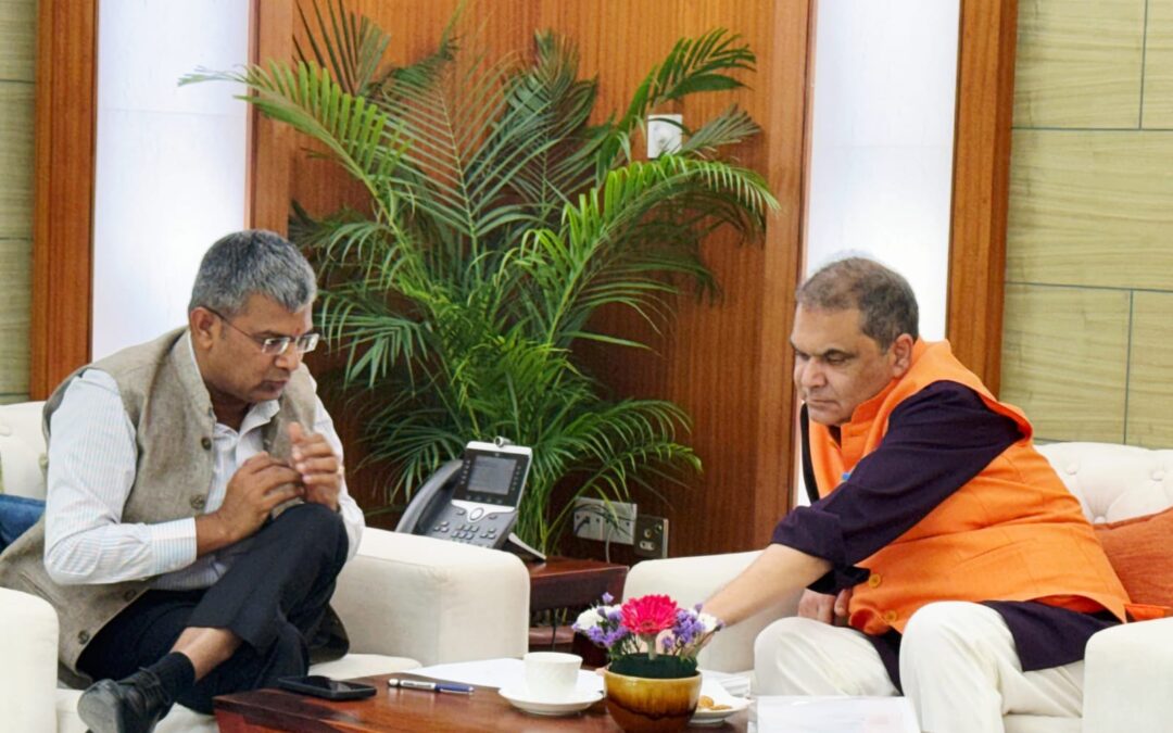 NHAI ਦੇ ਚੇਅਰਮੈਨ ਨੇ ਮੰਤਰੀ ਅਰੋੜਾ ਨੂੰ ਆਦਮਪੁਰ ਹਵਾਈ ਅੱਡੇ ਦੀ ਕਨੈਕਟੀਵਿਟੀ ਦਾ ਭਰੋਸਾ ਦਿੱਤਾ, ਨਾਲ ਹੀ ਪੰਜਾਬ ਵਿੱਚ ਸਾਰੇ ਚੱਲ ਰਹੇ ਪ੍ਰੋਜੈਕਟਾਂ ਨੂੰ ਤੇਜ਼ੀ ਨਾਲ ਪੂਰਾ ਕਰਨ ਦਾ ਭਰੋਸਾ ਦਿੱਤਾ