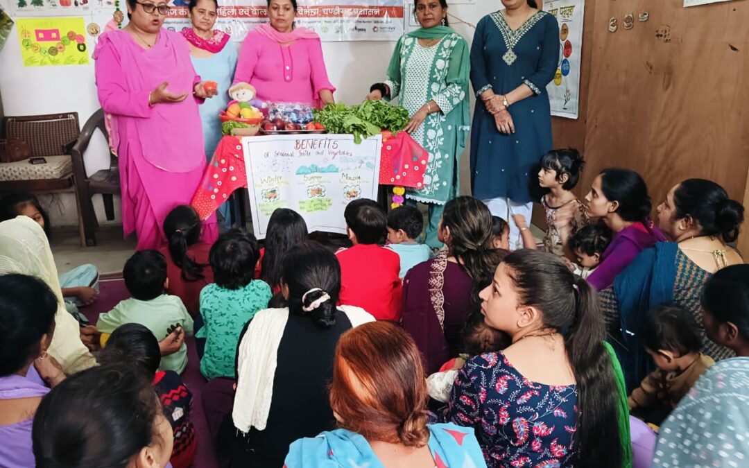 ਕੇਂਦਰੀ ਸ਼ਾਸਿਤ ਪ੍ਰਦੇਸ਼ ਚੰਡੀਗੜ੍ਹ ਭਰ ਵਿੱਚ ਸਮੁਦਾਇਕ ਸਿਹਤ ਅਤੇ ਪੋਸ਼ਣ ਜਾਗਰੂਕਤਾ ਸਮਾਗਮ ਕਰਵਾਏ ਗਏ