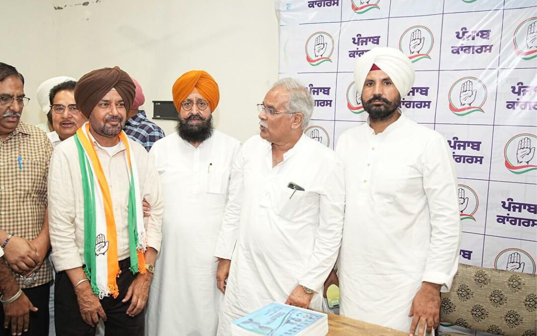 ਸੂਨਾਮ ਹਲਕੇ ਦੇ ਰਿਟਾਇਰਡ ਤਹਿਸੀਲਦਾਰ ਹਰਮਿੰਦਰ ਸਿੰਘ ਸਿੱਧੂ ਕਾਂਗਰਸ ਵਿੱਚ ਸ਼ਾਮਲ