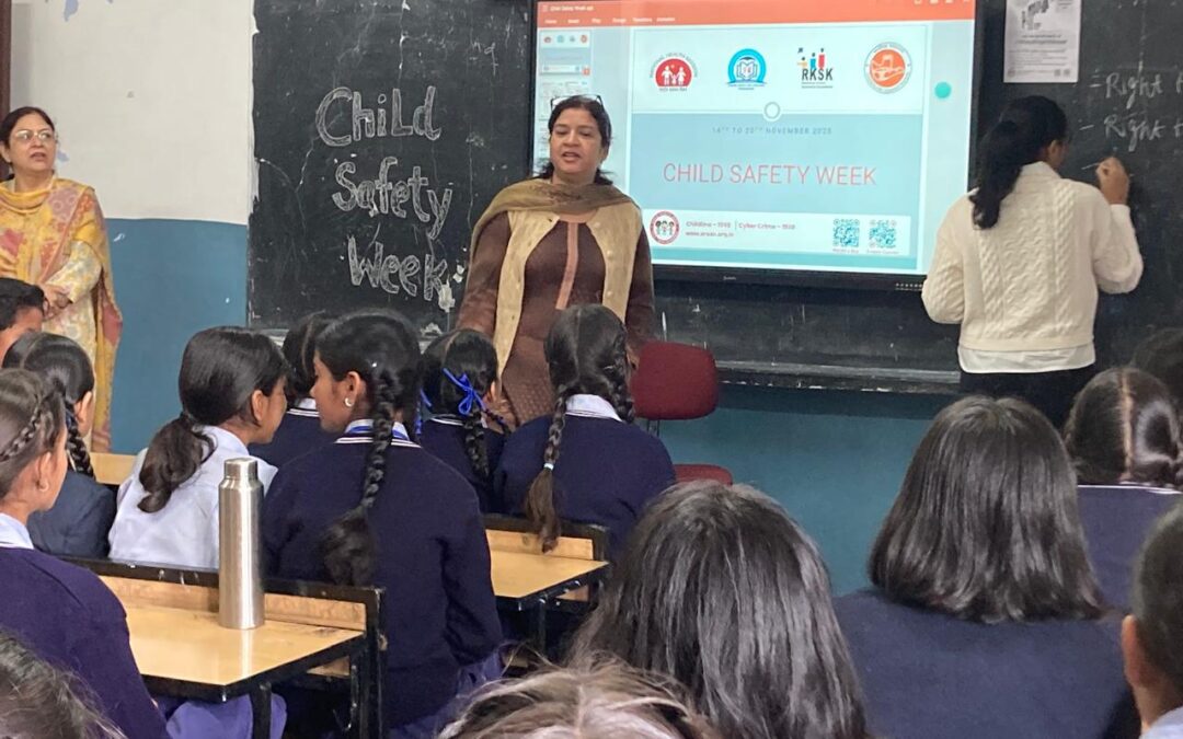 ਚੰਡੀਗੜ੍ਹ ਭਰ ਵਿੱਚ 14 ਤੋਂ 20 ਨਵੰਬਰ 2025 ਤੱਕ ਬਾਲ ਸੁਰੱਖਿਆ ਹਫ਼ਤਾ ਮਨਾਇਆ ਗਿਆ
