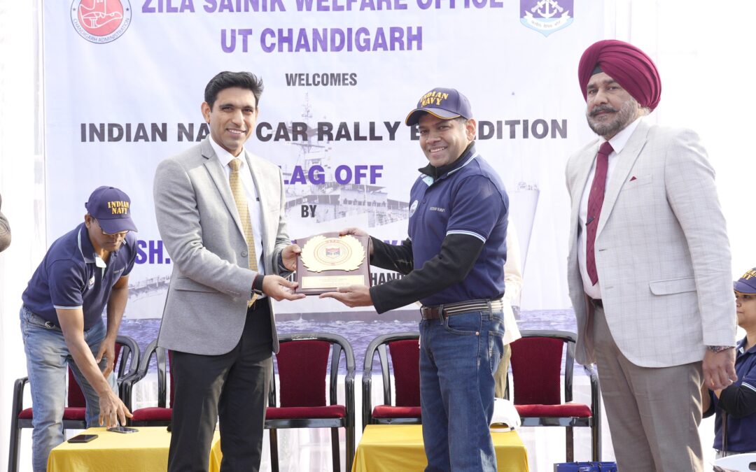 ਸ਼੍ਰੀ ਨਿਸ਼ਾਂਤ ਕੁਮਾਰ ਯਾਦਵ, ਆਈ.ਏ.ਐਸ., ਡਿਪਟੀ ਕਮਿਸ਼ਨਰ, ਚੰਡੀਗੜ੍ਹ ਵੱਲੋਂ ਨੇਵੀ ਕਾਰ ਰੈਲੀ ਮੁਹਿੰਮ ਦੀ ਝੰਡੀ ਦਿਖਾ ਕੇ ਸ਼ੁਰੂਆਤ