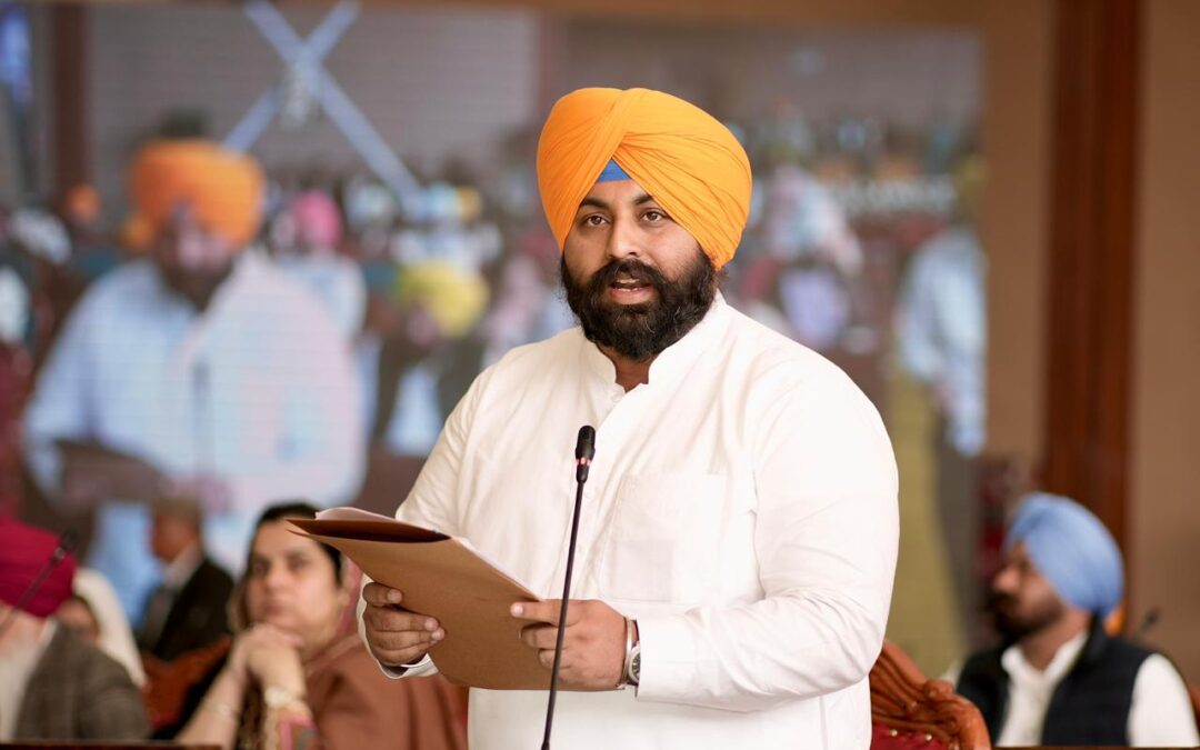 ਵਿਸ਼ੇਸ਼ ਵਿਧਾਨ ਸਭਾ ਸੈਸ਼ਨ: ਹਰਜੋਤ ਬੈਂਸ ਨੇ ਸ੍ਰੀ ਗੁਰੂ ਤੇਗ ਬਹਾਦਰ ਸਾਹਿਬ ਜੀ ਦੀ ਮਹਾਨ ਕੁਰਬਾਨੀ ਨੂੰ ਪ੍ਰਣਾਮ ਕਰਦੇ ਹੋਏ ਪੇਸ਼ ਕੀਤਾ ਮਤਾ