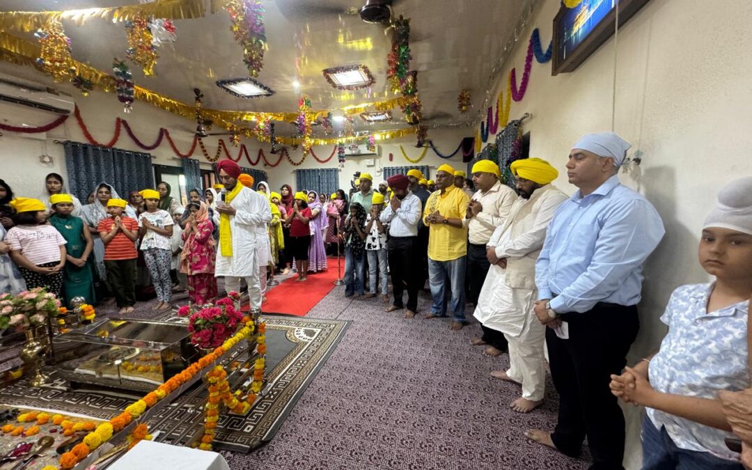 ਹਰਭਜਨ ਸਿੰਘ ਈ.ਟੀ.ਓ. ਥਿਰਵੂਨੰਤਮਪੂਰਮ ਦੇ ਗੁਰੂ ਘਰ ਵਿਖੇ ਹੋਏ ਨਤਮਸਤਕ