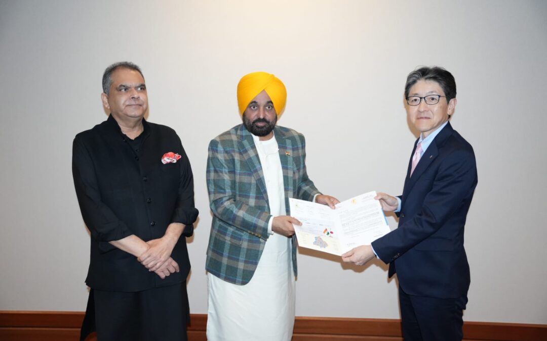 ਜਾਪਾਨ ਦੌਰੇ ਦੇ ਦੂਜੇ ਦਿਨ ਮੁੱਖ ਮੰਤਰੀ ਦੇ ਸੁਹਿਰਦ ਯਤਨਾਂ ਸਦਕਾ ਸੂਬੇ ਵਿੱਚ 400 ਕਰੋੜ ਰੁਪਏ ਦੇ ਨਿਵੇਸ਼ ਲਈ ਹੋਇਆ ਰਾਹ ਪੱਧਰਾ