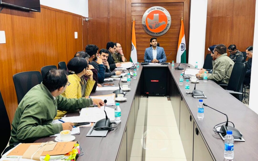 ਅੱਜ ਚੰਡੀਗੜ੍ਹ ਦੇ ਡਿਪਟੀ ਕਮਿਸ਼ਨਰ ਦੀ ਪ੍ਰਧਾਨਗੀ ਹੇਠ ਸੈਕਟਰ 17, ਚੰਡੀਗੜ੍ਹ