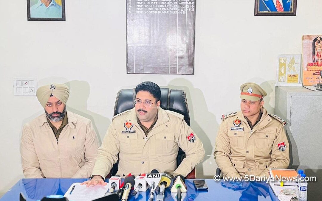 ਮੋਹਾਲੀ ਪੁਲਿਸ ਵੱਲੋਂ ਗੈਰਕਾਨੂੰਨੀ ਮਾਈਨਿੰਗ ਖ਼ਿਲਾਫ਼ ਸਖ਼ਤ ਕਾਰਵਾਈ