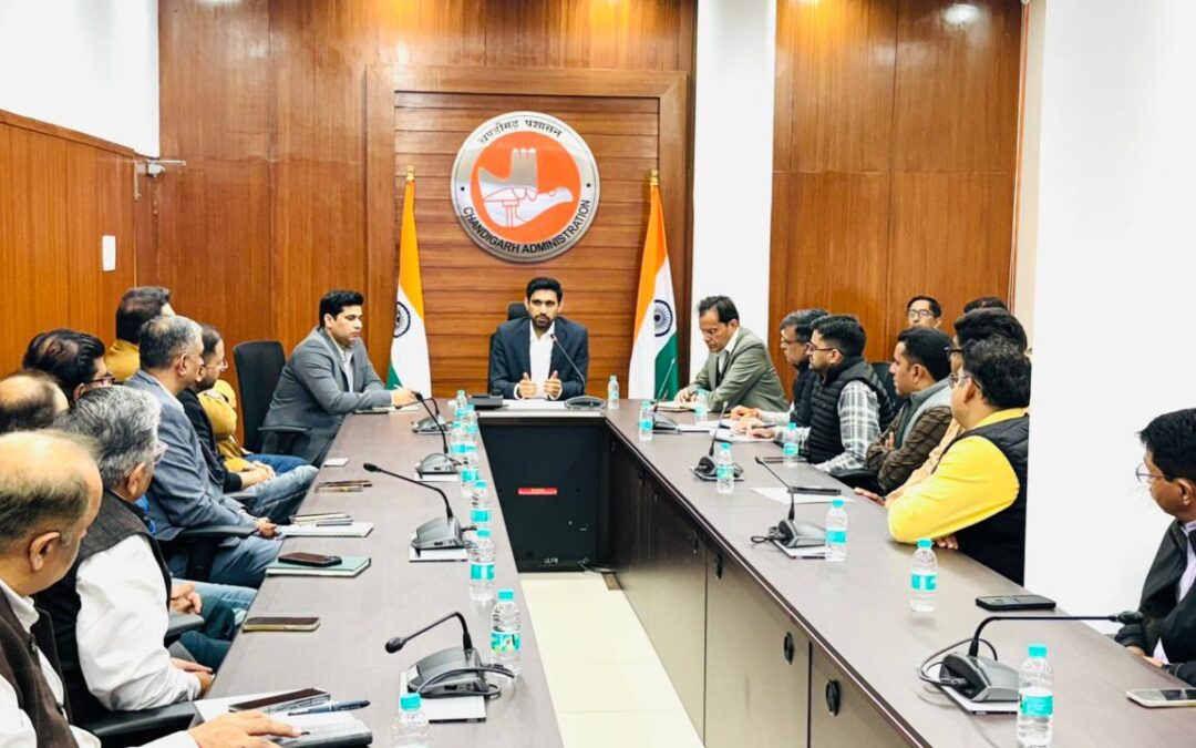 ​ਅੱਜ ਸ਼੍ਰੀ ਨਿਸ਼ਾਂਤ ਕੁਮਾਰ ਯਾਦਵ, ਡਿਪਟੀ ਕਮਿਸ਼ਨਰ-ਕਮ-ਆਬਕਾਰੀ ਕਮਿਸ਼ਨਰ, ਯੂ.ਟੀ. ਚੰਡੀਗੜ੍ਹ ਦੀ ਪ੍ਰਧਾਨਗੀ ਹੇਠ, ਆਬਕਾਰੀ ਖੇਤਰ ਦੇ ਸਾਰੇ ਹਿੱਸੇਦਾਰਾਂ ਨਾਲ ਇੱਕ ਵਿਆਪਕ ਮੀਟਿੰਗ ਹੋਈ