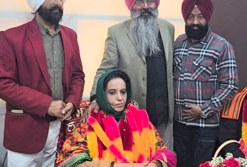 ਸਿਰਮੌਰ ਗਾਇਕਾ ” ਸੁੱਖੀ ਬਰਾੜ ” ਨੇ ਸਾਂਭਿਆ ” ਸੰਗੀਤ ਨਾਟਕ ਅਕੈਡਮੀ ਚੰਡੀਗੜ੍ਹ ” ਦੀ ਚੇਅਰਮੈਨ ਦਾ ਅਹੁਦਾ