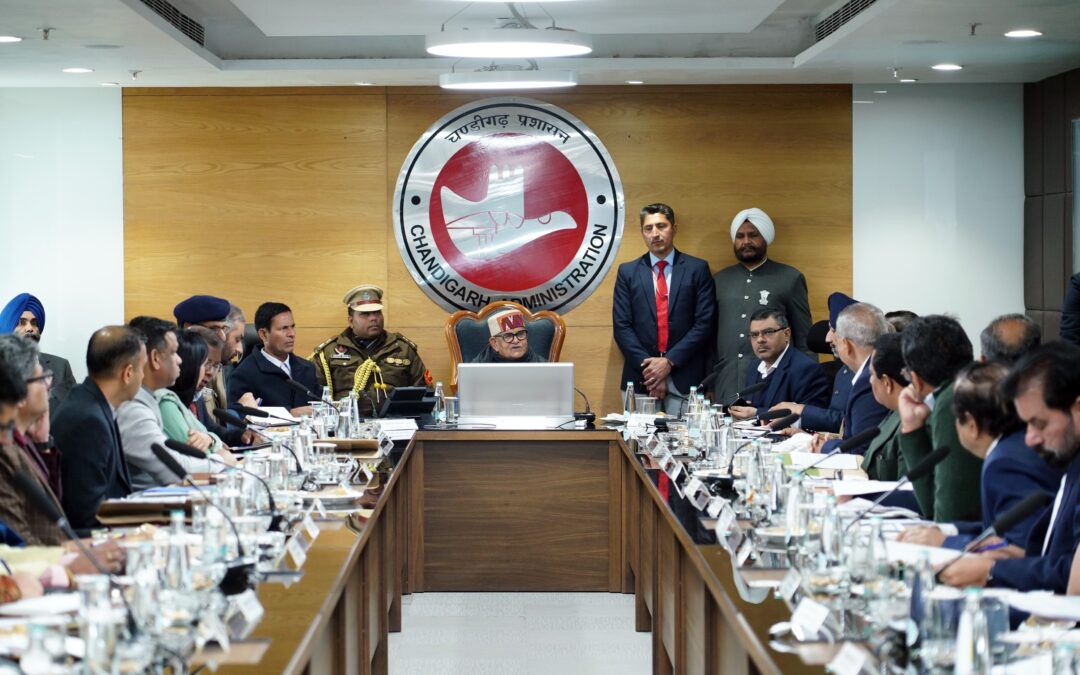 ਚੰਡੀਗੜ੍ਹ ਨੇ ਨਵੇਂ ਅਪਰਾਧਿਕ ਕਾਨੂੰਨਾਂ ਅਤੇ ਪ੍ਰਸ਼ਾਸਨਿਕ ਸੁਧਾਰਾਂ ਨੂੰ ਲਾਗੂ ਕਰਨ ਦੀ ਪ੍ਰਗਤੀ ਦੀ ਸਮੀਖਿਆ ਕੀਤੀ