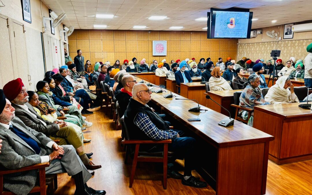 ਪੰਜਾਬ ਯੂਨੀਵਰਸਿਟੀ ਦੇ ਗਣਿਤ ਵਿਭਾਗ ਦੇ ਸੈਮੀਨਾਰ ਹਾਲ ਵਿੱਚ ਅੱਜ ਸੁਖਵਿੰਦਰ ਪਾਲ ਸਿੰਘ ‘ਸੁੱਖੀ’ ਦੇ ਨਮਿੱਤ ਇੱਕ ਯਾਦਗਾਰੀ ਸਮਾਗਮ ਆਯੋਜਿਤ ਕੀਤਾ ਗਿਆ।