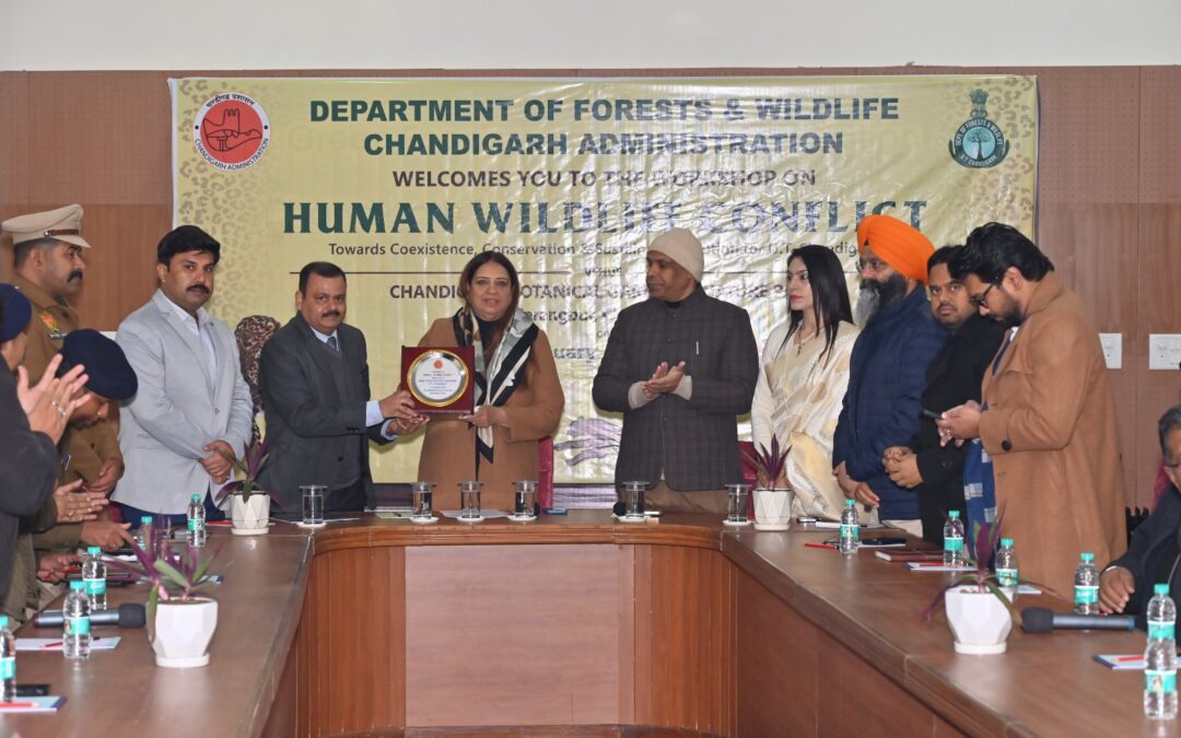ਸਾਰੰਗਪੁਰ ਬੋਟੈਨੀਕਲ ਗਾਰਡਨ ਵਿਖੇ ਮਨੁੱਖੀ-ਜੰਗਲੀ ਜੀਵ ਟਕਰਾਅ ‘ਤੇ ਯੂਟੀ-ਪੱਧਰੀ ਵਰਕਸ਼ਾਪ ਦਾ ਆਯੋਜਨ