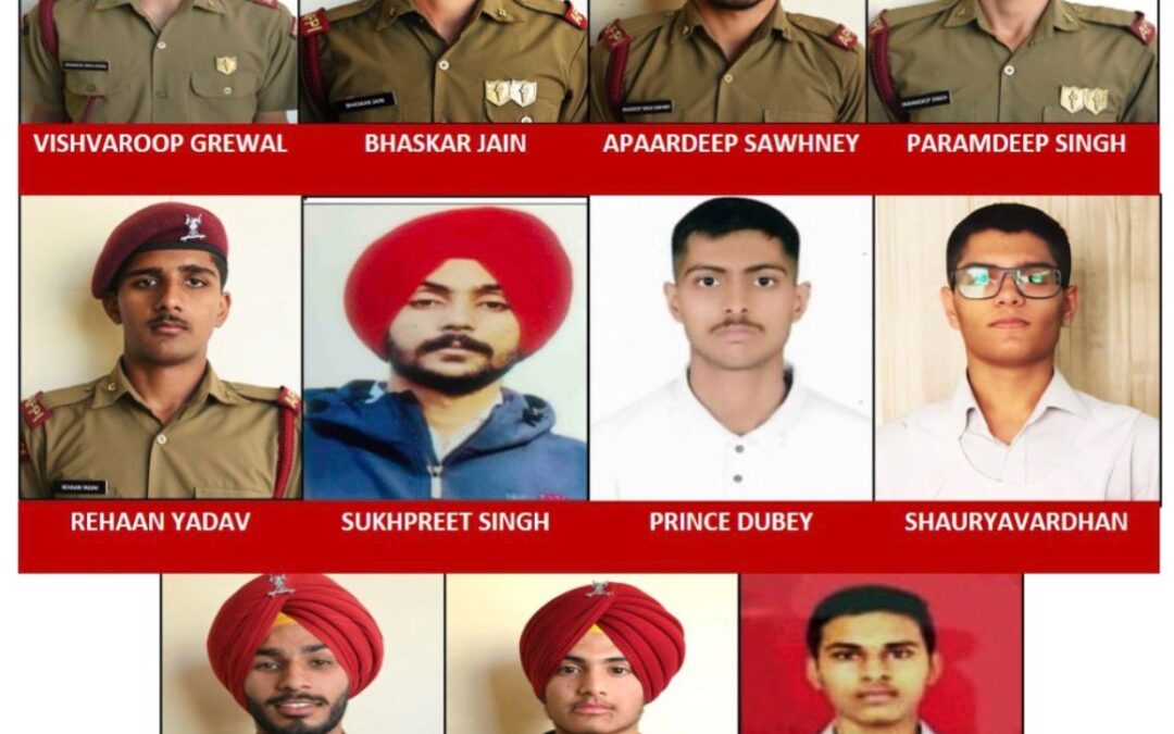 ਮਹਾਰਾਜਾ ਰਣਜੀਤ ਸਿੰਘ ਪ੍ਰੈਪਰੇਟਰੀ ਇੰਸਟੀਚਿਊਟ ਦੇ 11 ਕੈਡਿਟ ਦੀ ਐਨ.ਡੀ.ਏ. ਅਤੇ ਹੋਰ ਪ੍ਰਮੁੱਖ ਰੱਖਿਆ ਸਿਖਲਾਈ ਅਕੈਡਮੀਆਂ ਲਈ ਚੋਣ