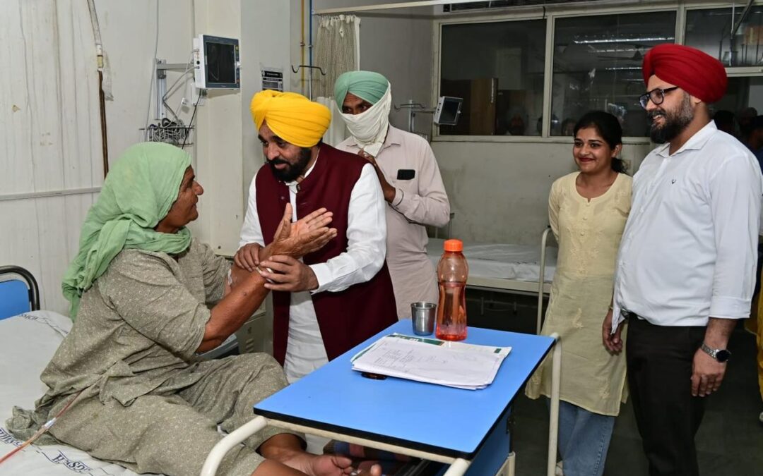 ਮੁੱਖ ਮੰਤਰੀ ਭਗਵੰਤ ਸਿੰਘ ਮਾਨ ਵੱਲੋਂ ਬਠਿੰਡਾ ਦੇ ਐਡਵਾਂਸਡ ਕੈਂਸਰ ਇੰਸਟੀਚਿਊਟ ਦਾ ਅਚਨਚੇਤ ਦੌਰਾ, ਸਹੂਲਤਾਂ ਅਤੇ ਮਰੀਜ਼ਾਂ ਦੀ ਦੇਖਭਾਲ ਦਾ ਜਾਇਜ਼ਾ ਲਿਆ