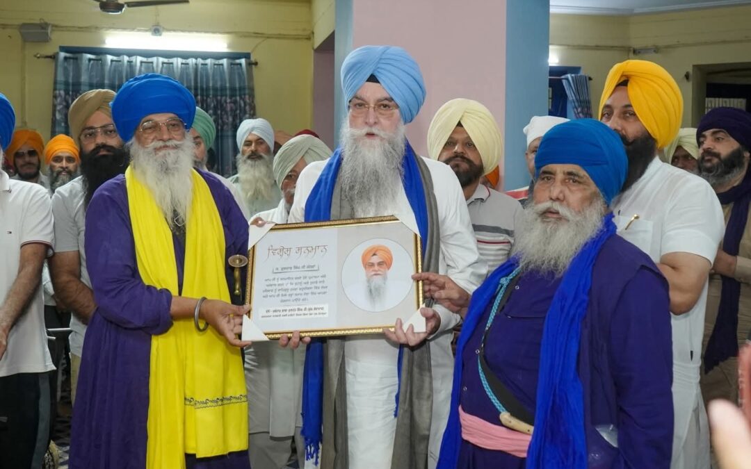 ਪੰਜਾਬ ਵਿੱਚ ਬੇਅਦਬੀ ਵਿਰੋਧੀ ਕਾਨੂੰਨ ਲਾਗੂ ਕਰਨ ਲਈ ਸਪੀਕਰ ਸੰਧਵਾਂ ਦਾ ਵਿਸ਼ੇਸ਼ ਸਨਮਾਨ