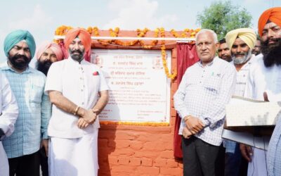 ਸਨੌਰ ਹਲਕੇ ਦੇ 79 ਪਿੰਡਾਂ ਦੀ 96,598 ਏਕੜ ਜ਼ਮੀਨ ਨੂੰ ਮਿਲਿਆ ਸਿੰਚਾਈ ਲਈ ਨਹਿਰੀ ਪਾਣੀ: ਬਰਿੰਦਰ ਗੋਇਲ