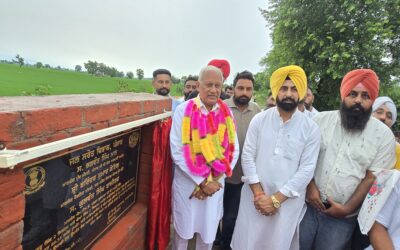 ਸ਼ੁਤਰਾਣਾ ਹਲਕੇ ਦੇ 56 ਪਿੰਡਾਂ ਦੀ 68,500 ਏਕੜ ਜ਼ਮੀਨ ਨੂੰ ਮਿਲਿਆ ਸਿੰਚਾਈ ਲਈ ਨਹਿਰੀ ਪਾਣੀ: ਬਰਿੰਦਰ ਕੁਮਾਰ ਗੋਇਲ