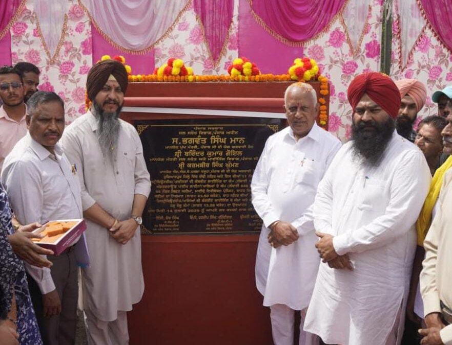 ਮਾਨ ਸਰਕਾਰ ਸਿੰਚਾਈ ਲਈ 100 ਫ਼ੀਸਦੀ ਨਹਿਰੀ ਪਾਣੀ ਟੇਲਾਂ ਤੱਕ ਪਹੁੰਚਾਏਗੀ: ਬਰਿੰਦਰ ਕੁਮਾਰ ਗੋਇਲ