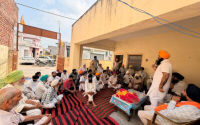 ਝਿੰਜਰ ਵੱਲੋਂ 30 ਅਗਸਤ ਦੀ ਪੰਜਾਬ ਬਚਾਓ ਰੈਲੀ ਤੋਂ ਪਹਿਲਾਂ ਘਨੌਰ ਵਿੱਚ ਅਹਿਮ ਮੀਟਿੰਗਾਂ